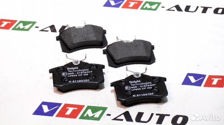 Delphi Колодки тормозные mercedes W163 ML230 ML430