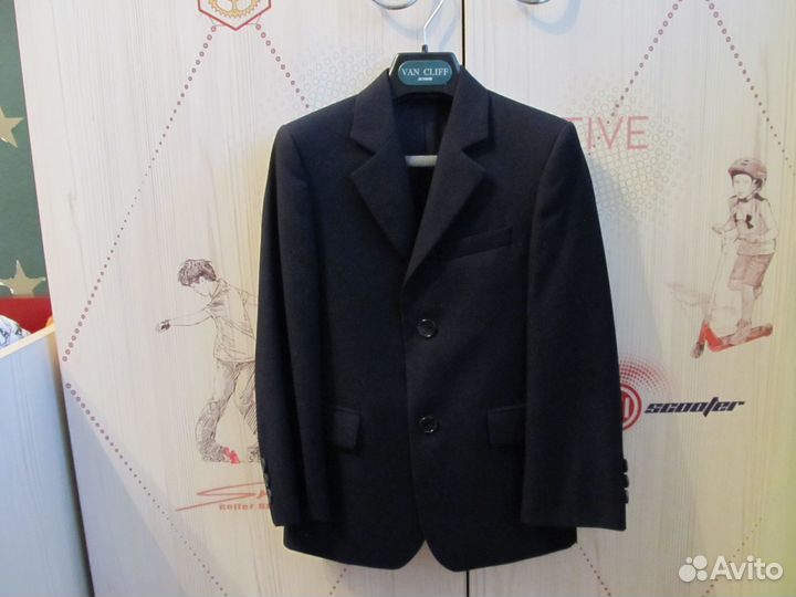Пиджак школьный для мальчика VAN cliff р-р 128