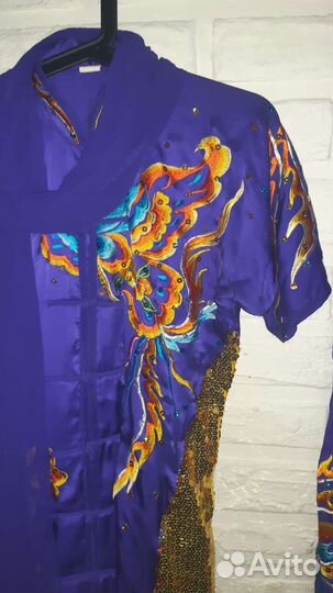 Костюм для ушу. Натуральный шёлк