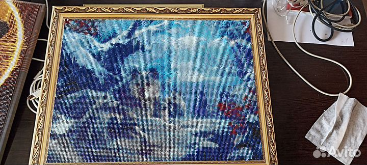 Алмазная мозаика 40 на 50 готовая