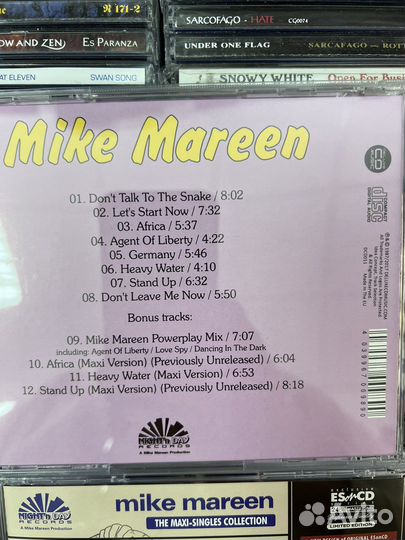 Музыкальные cd диски Mike Mareen