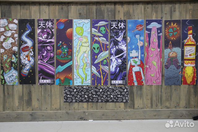 Шкурка для трюкового самоката Комета Ассортимент