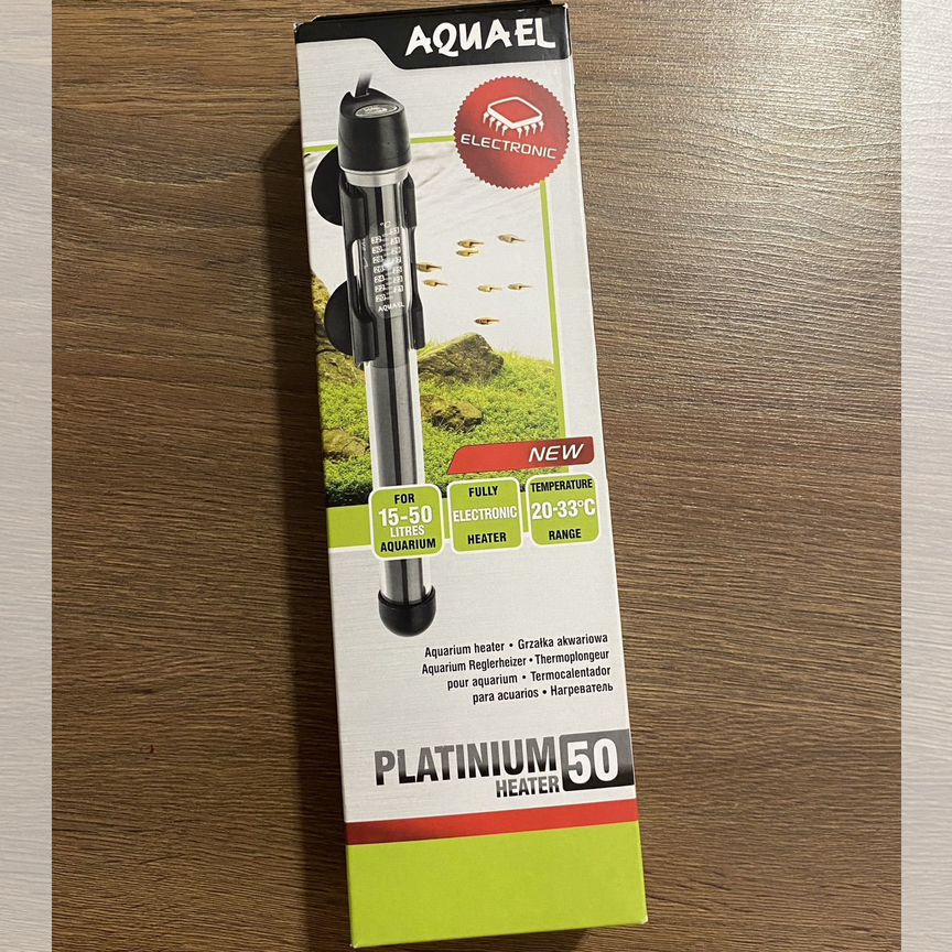 Нагреватель Aquael Platinium Heater 50 новый