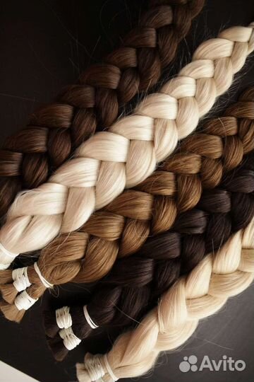 Волосы для наращивания славянка люкс
