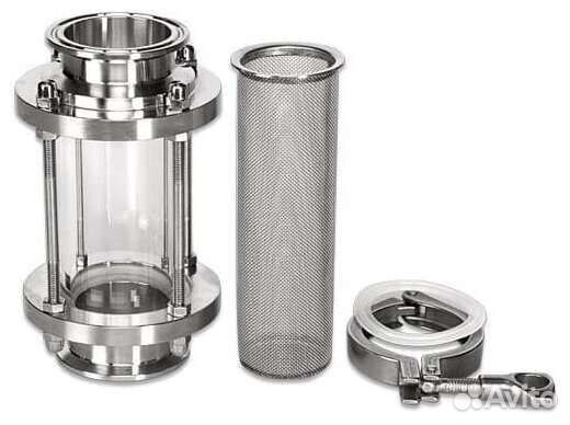 Диоптр 2 дюйма с корзинкой под засыпь и хомут