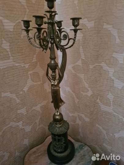 Бронзовый подсвечник