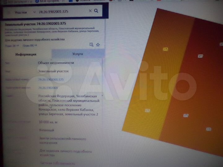 Участок 100 сот. (СНТ, ДНП)