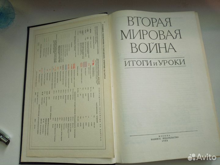 Книга «Вторая Мировая война: итоги и уроки» 1985г