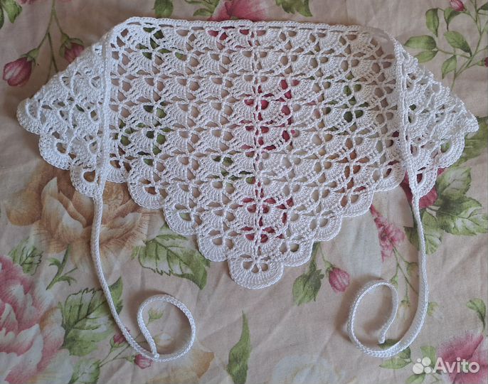 Вязаная косынка летняя