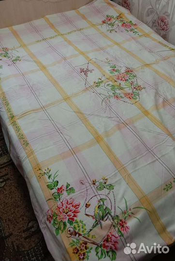 Скатерть лен СССР
