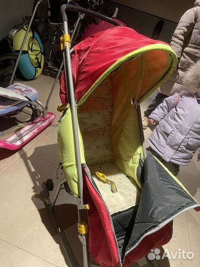 Коляска санки