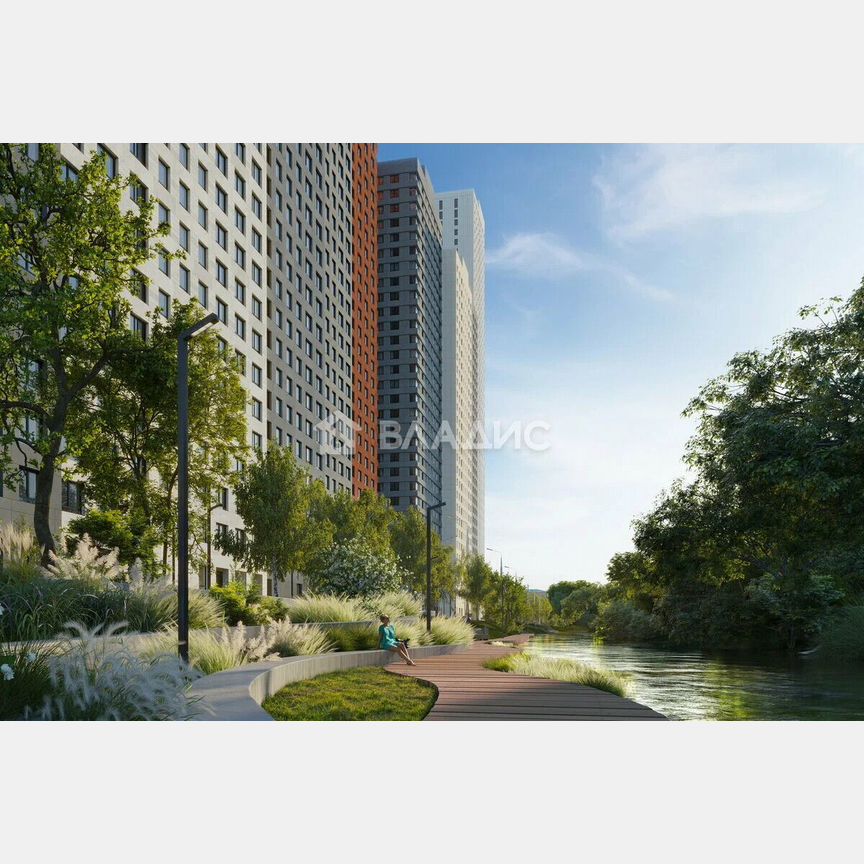 1-к. квартира, 43 м², 4/44 эт.