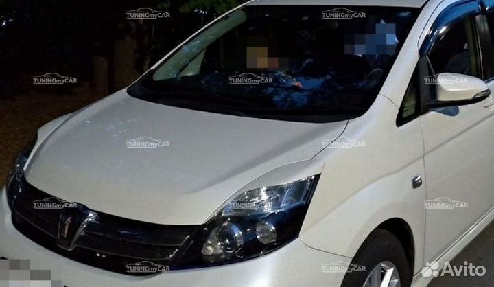 Реснички на фары для Toyota Isis 2004-2009