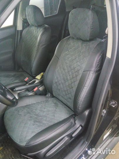 Чехлы из алькантары в Ромб Nissan Juke Автопилот