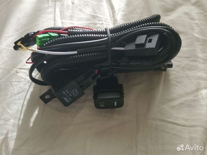 Комплект проводки с реле и кнопкой