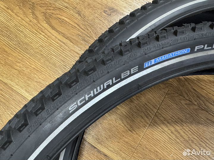 Покрышки Schwalbe Marathon Plus 27.5x2.25 - 2шт