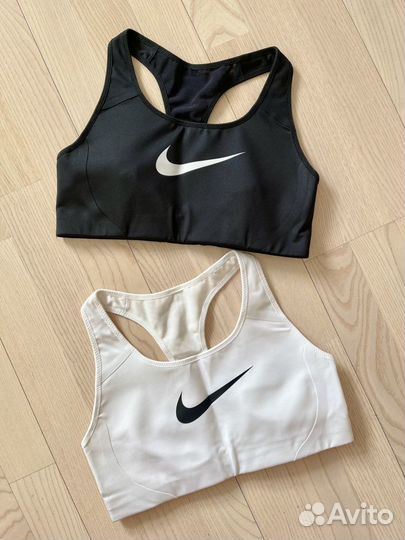 Спортивные топы Nike - Черный/Белый - размер S