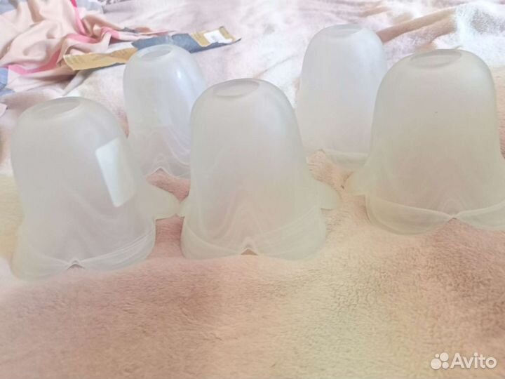 Плафоны для люстры 5 штук