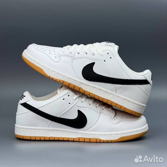 Ботинки Обувь Кроссовки Nike Dunk SB White