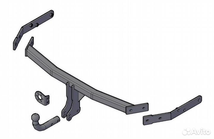 Фаркоп Great Wall Hover Н3 (сс 6460км27) с 2009-20