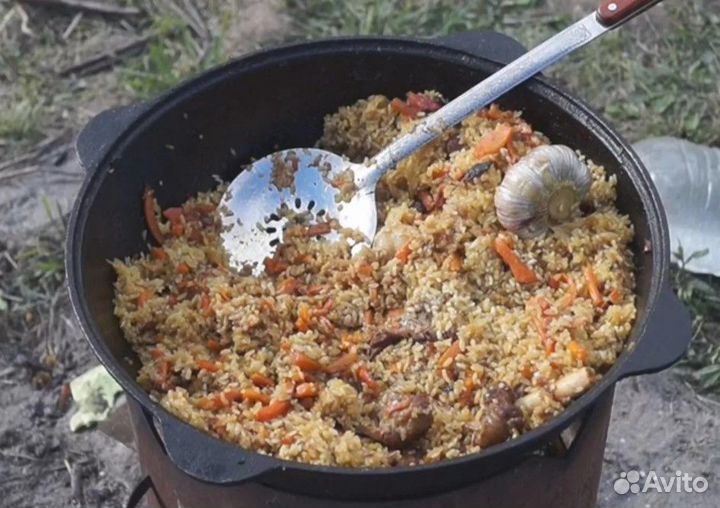 Казан Чугунный Узбекский 8 литров из Намангана