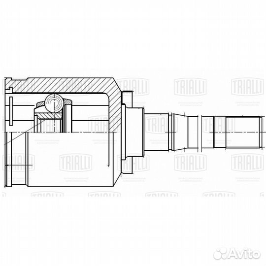Шрус LADA 2123 (шарик.) внутр. прав. line