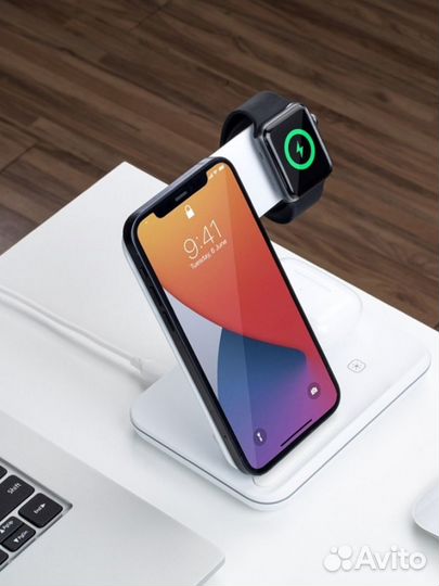 Зарядная станция Deppa 3 в 1