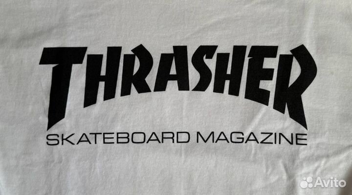 Лонгслив Thrasher Classic Logo White Оригинал