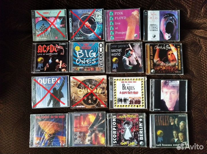 Video CD диски Музыка, Концерты, Видеоклипы VCD