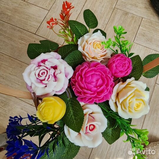 Подарок для девушки Мыло свечи