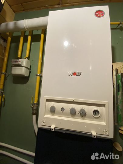 Газовый котел двухконтурный Wolf 24 квт