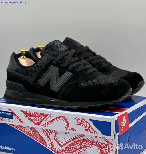 Кроссовки New Balance 574 Black (Арт.81209)