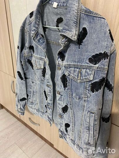 Джинсовая куртка женская 46 48 новая