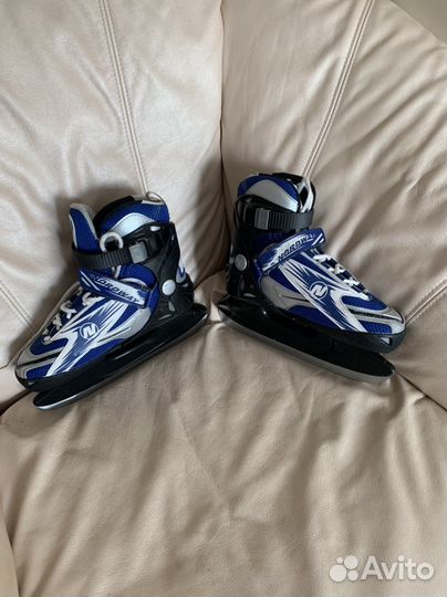 Коньки фигурные nordway раздвижные 34-39 размер