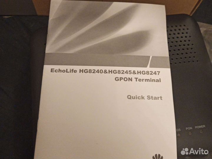 Huawei HG8240 ONT EchoLife, 1x gpon