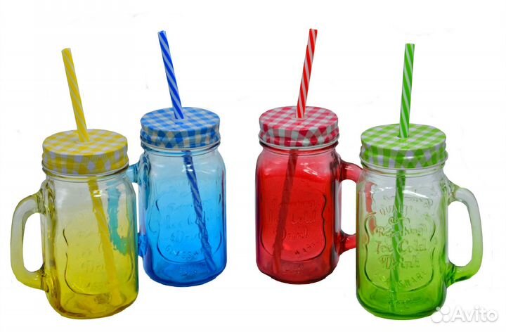Баночка для напитков 394 в ассортименте