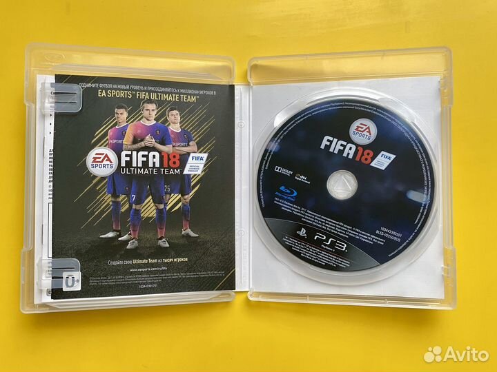 FIFA 18 PS3 диск