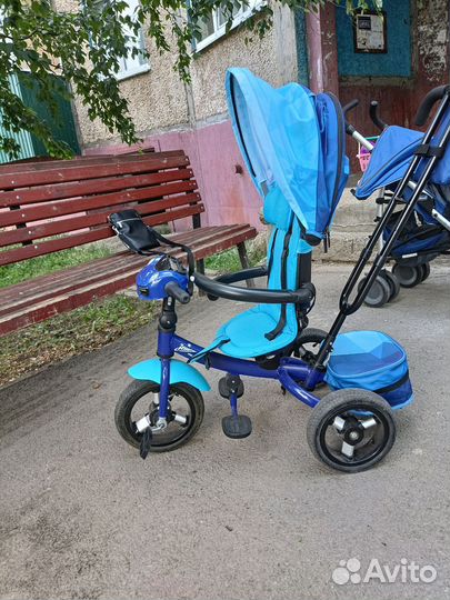 Детский велосипед -коляска бу