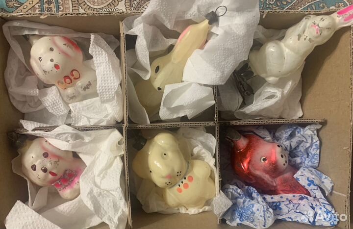 Елочные игрушки СССР