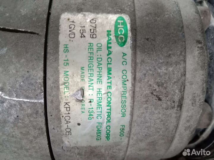 Компрессор кондиционера hyundai getz 1.4