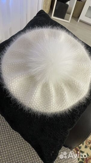 Берет из пуха норки