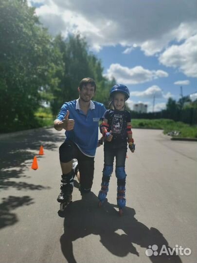 Обучаю катанию на роликах с нуля