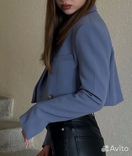 Пиджак укороченный zara