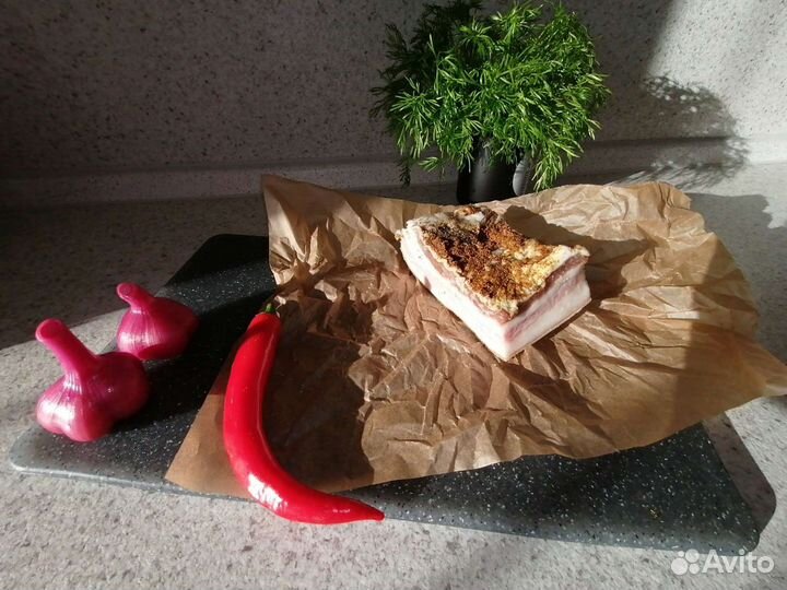 Сало солёное, копченое