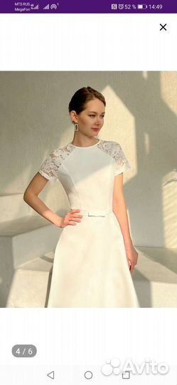 Свадебное платье 48 50 новое