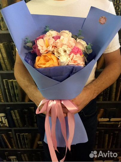 Букет из мыльных цветов