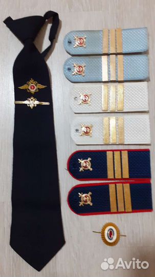 Фурнитура полиция, Галстук, Погоны, Какарда