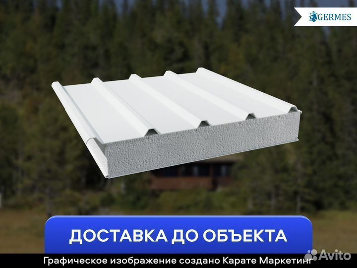 Сэндвич панель кровельная панель с пенопластом