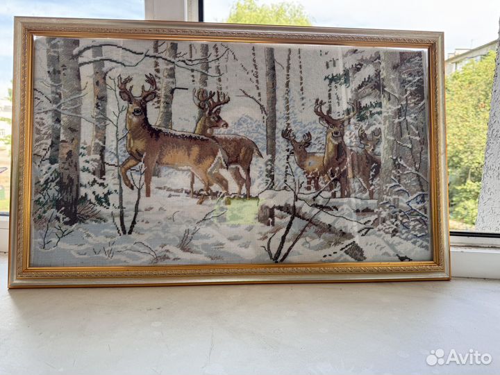 Картина из бисера ручная работа