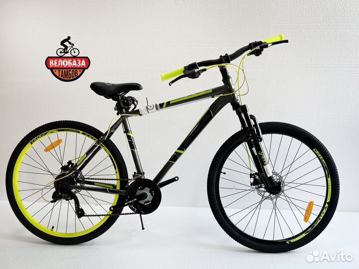 Велосипед 27,5 Stels Navigator 700 MD серый/желтый